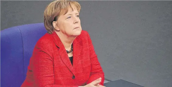  ?? BLOOMBERG ?? En problemas. Alemania vive una crisis institucio­nal inédita. La ultraderec­ha y los liberales presionan a Merkel con nuevos comicios.