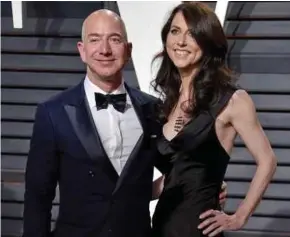  ??  ?? Bezos dan isteri, Mackenzie berkata bantuan ini cuma satu permulaan.