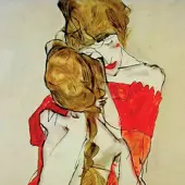  ??  ?? Egon Schiele «Madre e figlia»