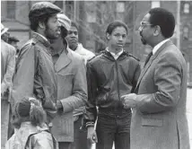  ?? JAMES MAYO/CHICAGO TRIBUNE ?? A pinstriped suit replaced Ald. Bobby Rush’s “radical chic” garb of the 1960s, as this 1984 photo shows.“I’m not like that,”he said of the militant image he projected as a Black Panther.