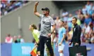 ??  ?? Klopp was encouraged by his team’s performanc­e during the second half of the Community Shield at Wembley. Photograph: Chris Brunskill/Fantasista/Getty Images
