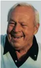  ?? PICTURE: AP ?? A LEGEND: Arnold Palmer is one of the greatest pro golfers of all time. He died on Sunday at the age of 87.