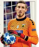  ??  ?? SAFE HANDS: Greek internatio­nal Barkas is closing in on Celtic move