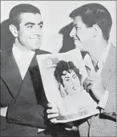  ??  ?? “I WAS a famous guy. I couldn’t walk down the street without being stopped,” John Reghabi, at left with Jerry Lewis, said of his acting days.