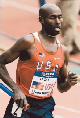  ?? Alex Brandon
Associated Press ?? BERNARD LAGAT won medals at the 2000 and 2004 Games. He struggled with an injury at the 2008 Olympics but says, “My endurance gets better as I get older.”