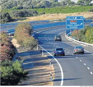  ?? FOTOS: JORDI LANDERO ?? Uno de los tramos de autovía que estarán sujetos a peaje a partir del 2024.