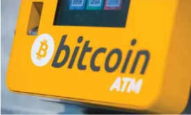  ?? Photograph: Dominic Lipinski/PA ?? No cryptocurr­ency ATMs in the UK are regulated by the Financial Conduct Authority.