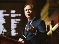  ?? Jessica Hill / Associated Press ?? Since he took office in 2019, Gov. Ned Lamont, has far exceeded savings targets.