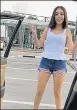  ??  ?? ■ A girl attempts the Keke Challenge. YOUTUBE SCREENGRAB