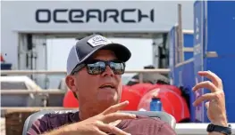  ?? MaTT STONE / bOSTON HERald filE ?? LIKES CANADA: Chris Fischer, founder of OCEARCH, seen on July 30 in New Bedford, said the waters off Nova Scotia have become one of their favorite places to look for sharks.