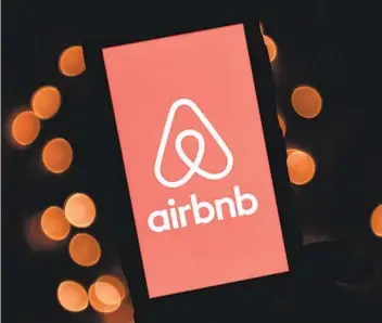  ?? LIONEL BONAVENTUR­E AFP VIA GETTY IMAGES ?? In the 12 years since it was founded, San Francisco-based Airbnb has welcomed 825 million guests.