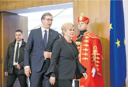  ??  ?? Aleksandar Vučić posjetio je Hrvatsku, ali uzvratni je posjet pod upitnikom