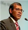  ??  ?? Mohamed Nasheed