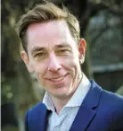  ??  ?? ‘Late Late Toy Show’ presenter Ryan Tubridy is a firm favourite in the O’Connor household