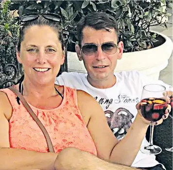  ??  ?? Sarah Wellgreen’s disappeara­nce was brought to police attention by Neil James, right, her on-and-off boyfriend