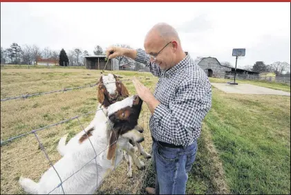  ?? JOHNNY CRAWFORD / JCRAWFORD@AJC.COM ?? Georgia Schools Superinten­dent John Barge, at home on his farm, faced a firestorm from fellow Republican­s when he opposed the contentiou­s charter school amendment.