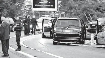  ?? AFP ?? En mayo de 2014, Hélène Pastor fue ultimada a tiros en su automóvil.