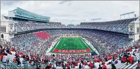  ?? DAVID JABLONSKI/STAFF ?? Ohio State will host Oregon on Saturday. Vaccine proof is not required but a mobile device will make parking, getting in and buying anything way easier.