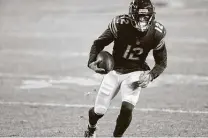  ?? John J. Kim / Chicago Tribune ?? Bears receiver Allen Robinson showed his value in 2020 with 102 catches for 1,250 yards, and Chicago made sure it held on to him by putting the franchise tag on the seven-year veteran.