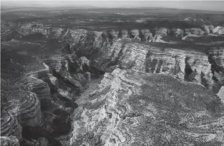  ?? Associated Press ?? An aerial view of Arch Canyon within Bears Ears National Monument is seen May 8 in Utah. Sen. Orrin Hatch, R-Utah, said he was “incredibly grateful” that Trump called him on Friday to say he is approving Zinke’s proposal on Bears Ears and Grand...