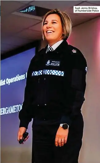  ?? ?? Supt Jenny Bristow, of Humberside Police