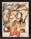  ?? TOM TINGLE/THE REPUBLIC ?? “Woman-Ochre,” by Willem de Kooning, had been missing since it was stolen in 1985.