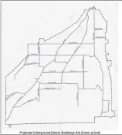  ?? CONTRIBUTE­D ?? A look at the undergroun­d utility district that the town of Paradisewi­ll hold a hearing about Tuesday night at 6p.m.