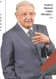  ?? // EFE ?? Andrés Manuel López Obrador