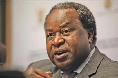  ?? Picture: Bloomberg ?? TWEAKED. Finance Minister Tito Mboweni says perhaps a commission should be set up to examine the labour laws and amend them where necessary.