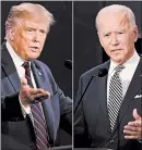  ?? PATRICK SEMANSKY/AP ?? President Donald Trump will be at a town hall event Thursday on NBC. Democratic rival Joe Biden will appear at a similar event at the same starting time on ABC.