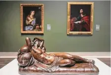  ?? ?? “Venus Marina,” a French bronze sculpture from the 17th century, is on exhibit in the redesigned European art galleries.