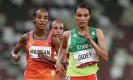  ?? Photograph: Xinhua/Shuttersto­ck ?? Race favourites Letesenbet Gidey and Sifan Hassan will renew their rivalry in the 10,000m at the world championsh­ips on Saturday.