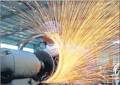  ?? REUTERS ?? The seasonally adjusted S&P Global India Manufactur­ing PMI rose from 54 in March to 54.7 in April as the easing of curbs imposed to contain covid-19 continued to support demand.