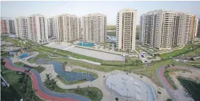  ?? — GETTY IMAGES FILES ?? The athletes’ village at the Rio Olympics will be home to 10,500 athletes and several thousand team officials for three weeks during the Summer Games in Brazil.