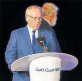  ?? AFP ?? ▪ Peter Beattie, the Gold Coast Games chief, admitted the long winding speeches was a put off for spectators.