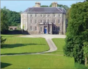  ??  ?? The allocation is part of a €1.6 million funding package for the restoratio­n and fitting out of the ground floor at the stately Doneraile Court