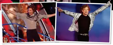  ?? ?? Bobby’s moves on Strictly are similar to Jagger’s, above. Inset: Bobby now and Jagger in 1963, both aged 20. Right: Brazier’s samba on the show and Jagger last year