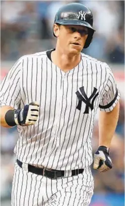  ?? GETTY ?? DJ LeMahieu rounds the bases after hitting a first-inning home run against the Orioles on Tuesday night at Stadium.