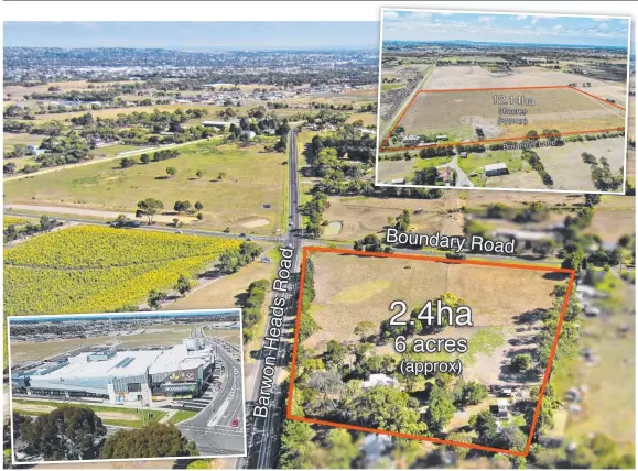  ??  ?? 691-699 Barwons Heads Rd, Armstrong Creek for Geelong Advertiser real estate section