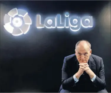  ??  ?? Javier Tebas, presidente de LaLiga.