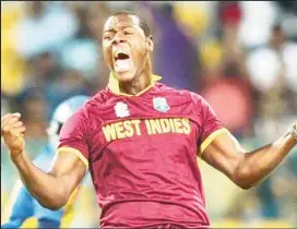  ??  ?? West Indies all-rounder Carlos Brathwaite. (file photo)