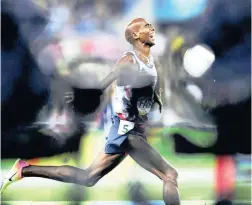  ?? PICTURE: REUTERS ?? CONCERNED: Mo Farah fears he could be barred from entering the US, even though his family live there.