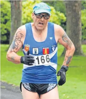  ??  ?? The next marathon for Kirkcaldy runner Jim Taylor will be the Northumber­land Kielder event at the weekend.