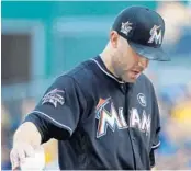  ?? GENE J. PUSKAR/AP ?? Marlins reliever Brad Ziegler is known as “Unicorn.” The name was given to him by his teammates in spring training.