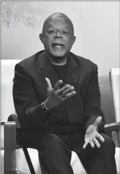  ??  ?? HENRY LOUIS GATES JR., host and executive producer of “Finding Your Roots with Henry Louis Gates Jr.,” takes part in a panel discussion on the show during the 2018 Television Critics Associatio­n Summer Press Tour at the Beverly Hilton Tuesday.