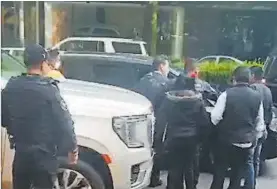  ?? CAPTURA DE VIDEO ?? El empresario fue detenido en la Ciudad de México