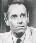  ?? ?? Courtesy of Metro-Goldwyn-Mayer Henry Fonda in
“12 Angry Men” (1957)