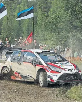  ?? FOTO: JORDI RIEROLA ?? Esapekka Lappi, líder del Rally de Finlandia tras la disputa de 13 especiales