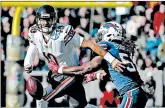  ?? BRIAN CASSELLA/CHICAGO TRIBUNE ?? The Bears view Mitch Trubisky as a leader, while national observers see an erratic, mistake-prone quarterbac­k.