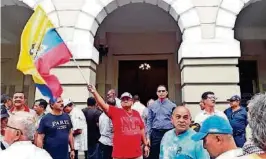 ??  ?? kLos pensionist­as del Issfa ya realizaron otras protestas en Guayaquil y Quito.
